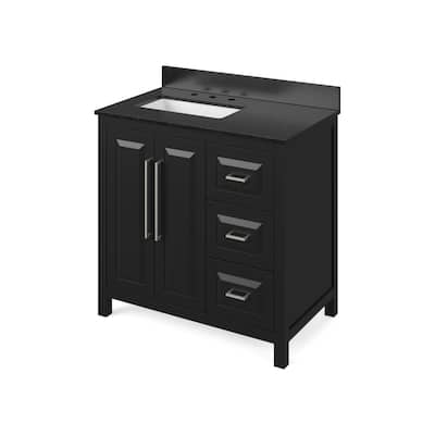 Jeffrey Alexander VKITCAD36-GRANITE Cade 36" Free Standing Vanity Set