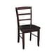 preview thumbnail 27 of 128, International Concepts Solid Wood Madrid Ladderback Chairs, Set of 2 - N/A