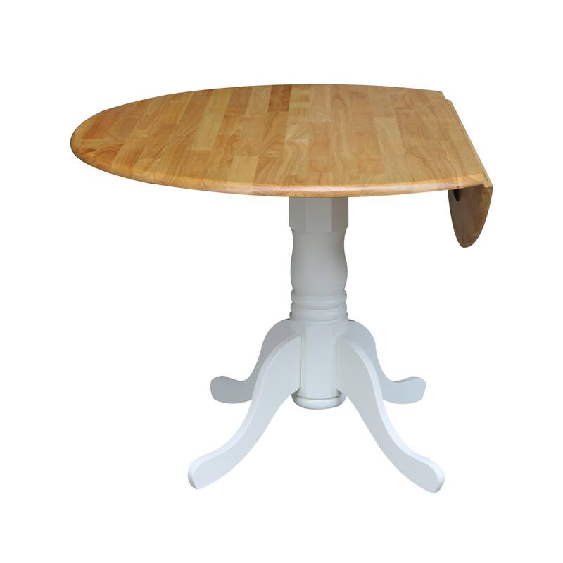 International Concepts 42" Drop Leaf Table with 2 Chairs