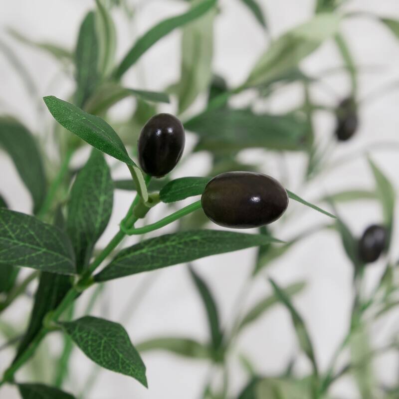 Artificial Olive Tree Indoor, 7FT Tall Fake Plants for Office Decor