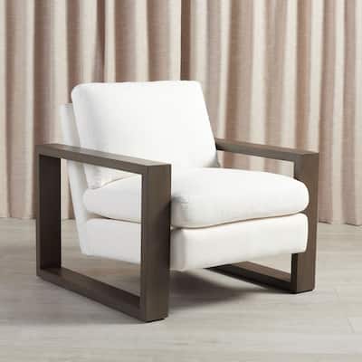 SAFAVIEH Couture Charisse Mid-Century Modern Accent Chair (Fully Assembled) - 34 In W x 36 In D x 32.5 In H - 34Wx36Dx33H