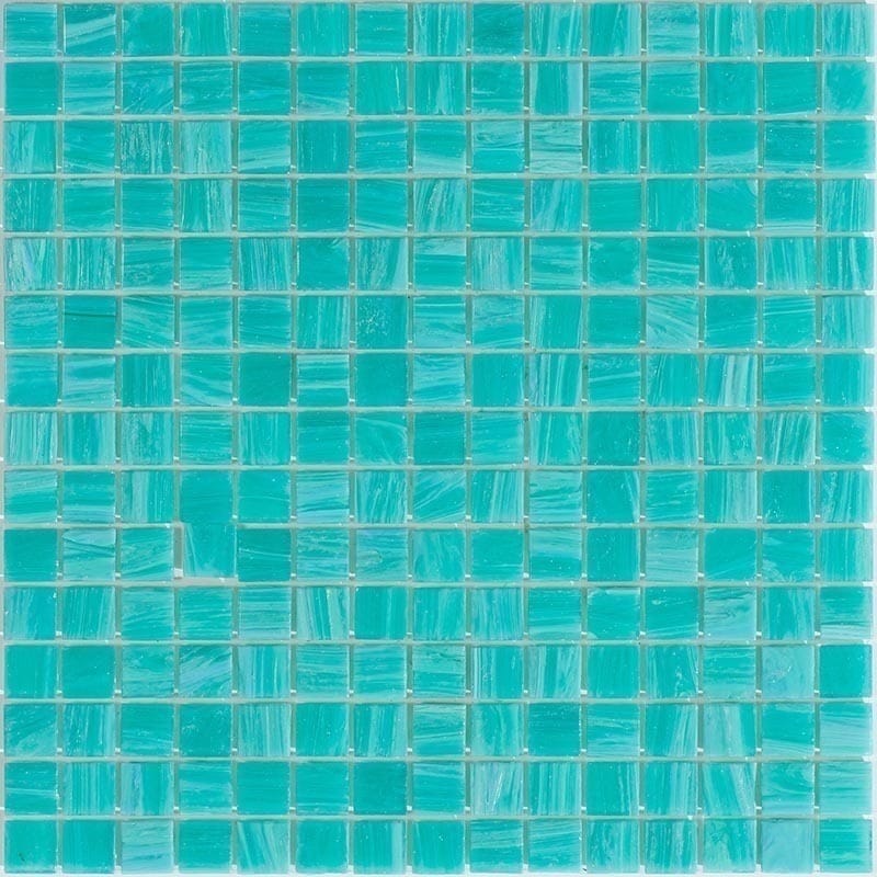 Apollo tile 12" x 12" Celestial Glossy Persian Green Glass Tile (20 sq ft/case) - 20 Pack