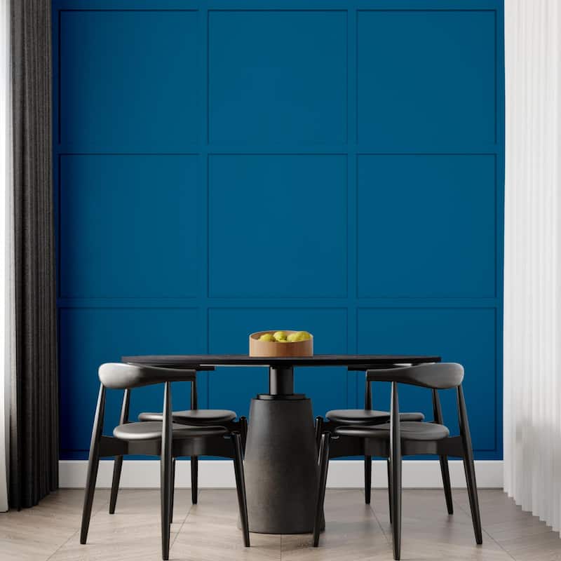 Pre-Cut MDF Wainscoting Kit Wall Decor Molding Strips Includes Trim Pieces