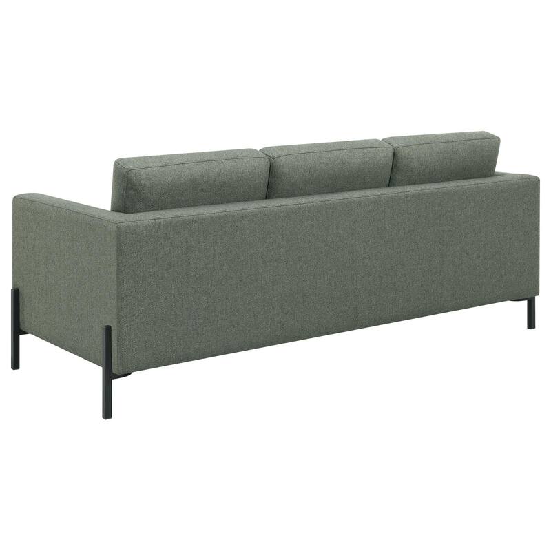 Tilly Transitional Upholstered Track Arms Sofa Set