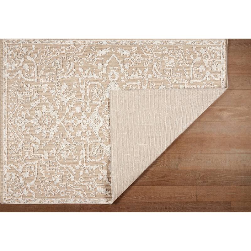 Obeetee Resort Heriz Performance Woven Indoor/Outdoor Area Rug