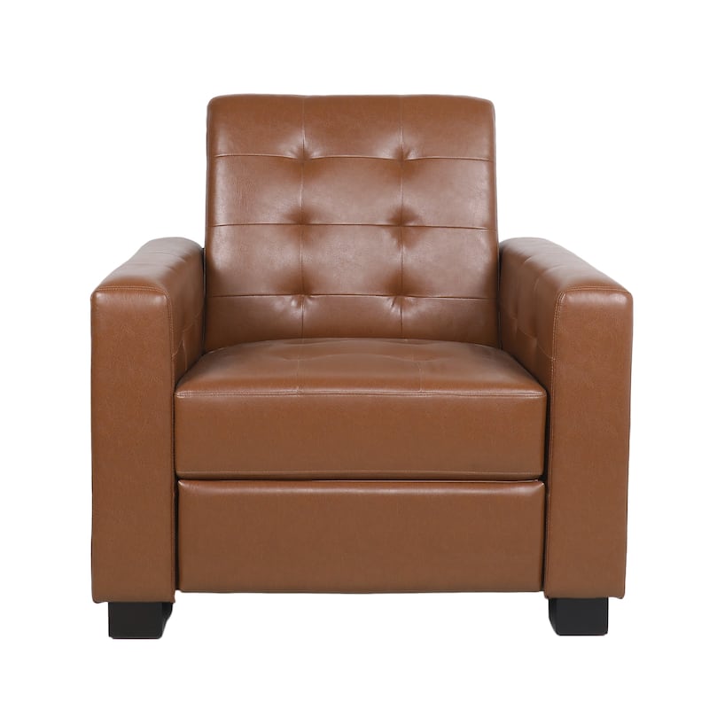Craigue Upholstered Pushback Recliner by Christopher Knight Home