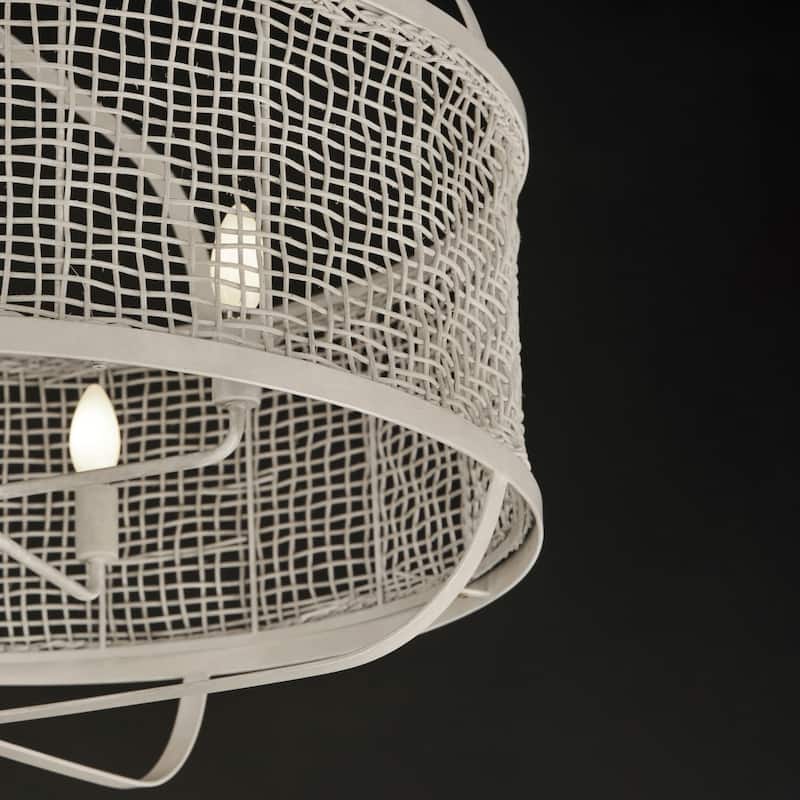 Maxim 22475 Cestino 4 Light 30" Wide Drum Chandelier