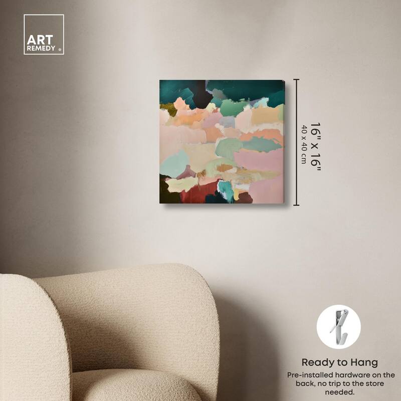 Brushed Beauty III Canvas by Art Remedy, Gallery Wrapped