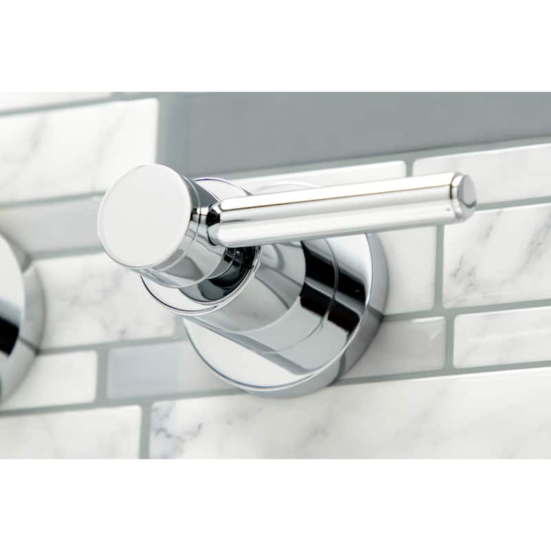 Kingston Brass Concord 3-Hole Wall Mount Roman Tub Faucet