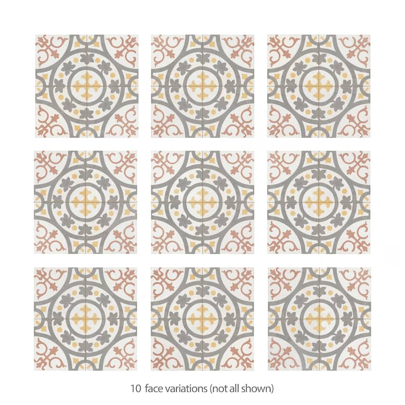 Merola Tile Kings Paname Trocadero 17-5/8" x 17-5/8" Ceramic Floor and Wall Tile