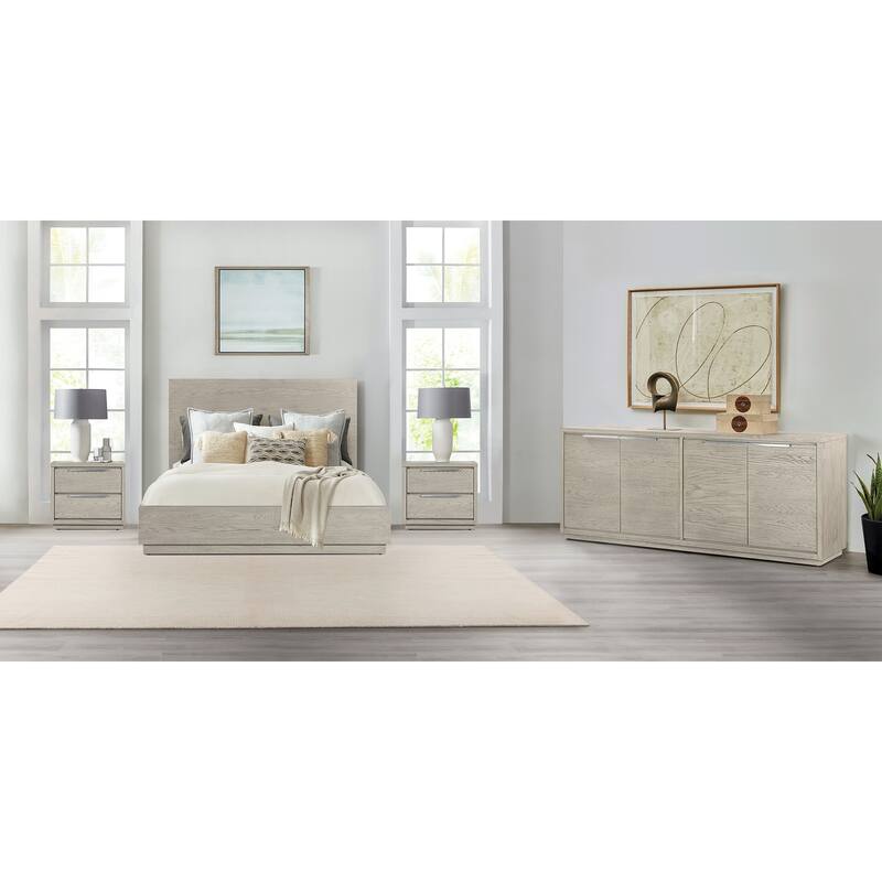 Abbey 2 Drawer Nightstand in Soid Wood