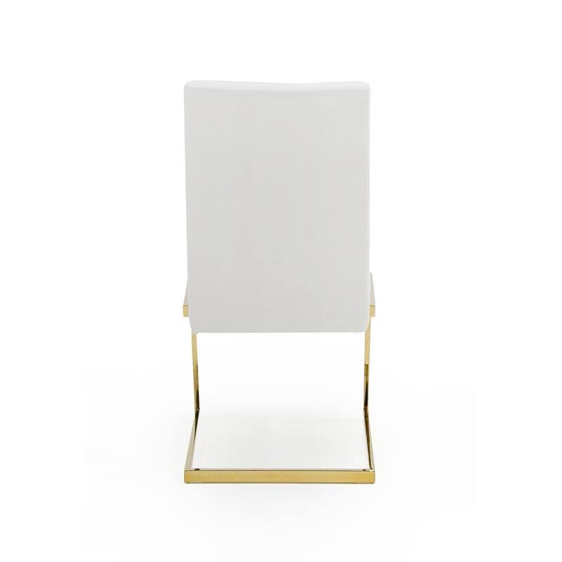 Modrest Batavia Modern White Dining Chair (Set of 2)