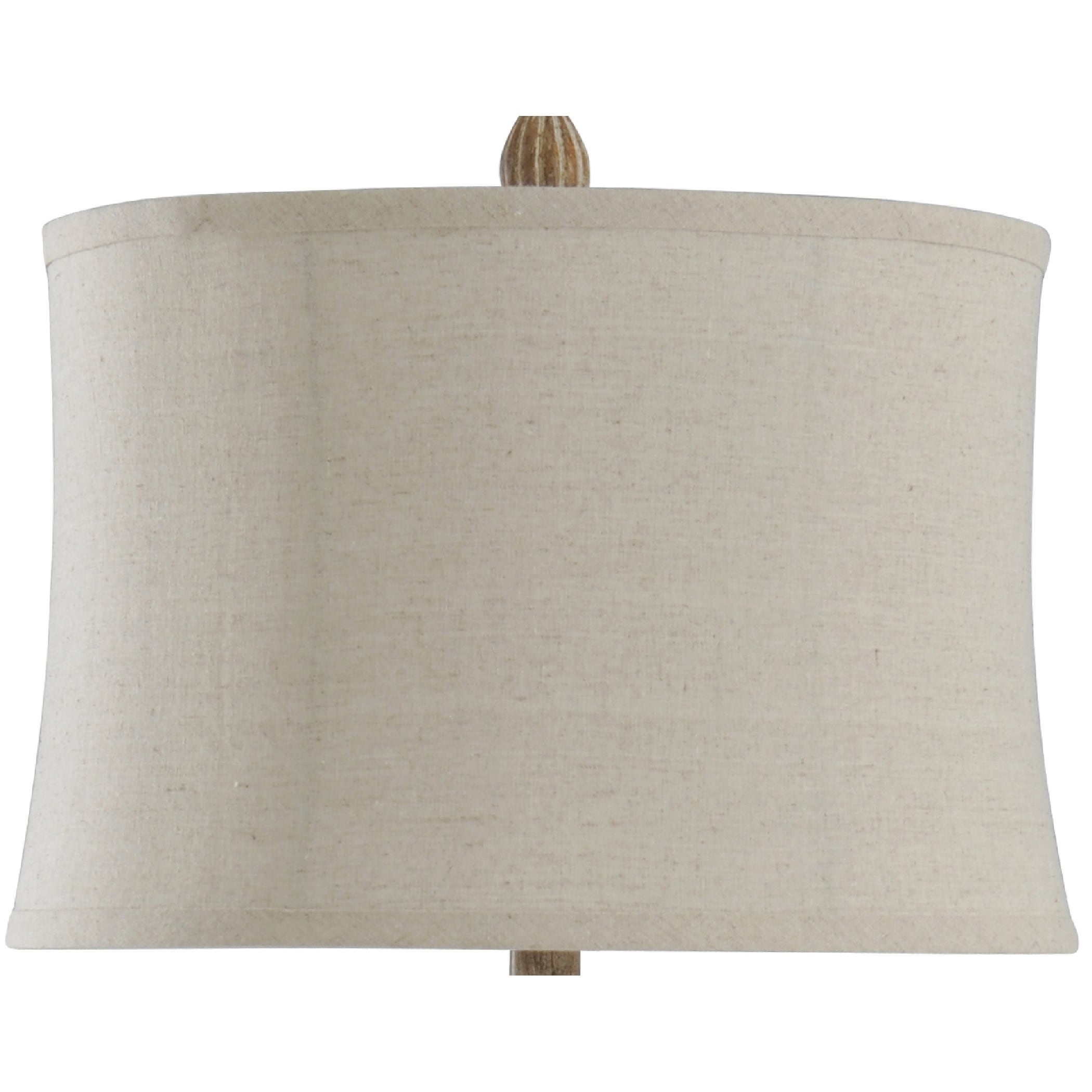 ラテさま2点 StyleCraft Poly Brown with Black Tint Table Lamp - Beige