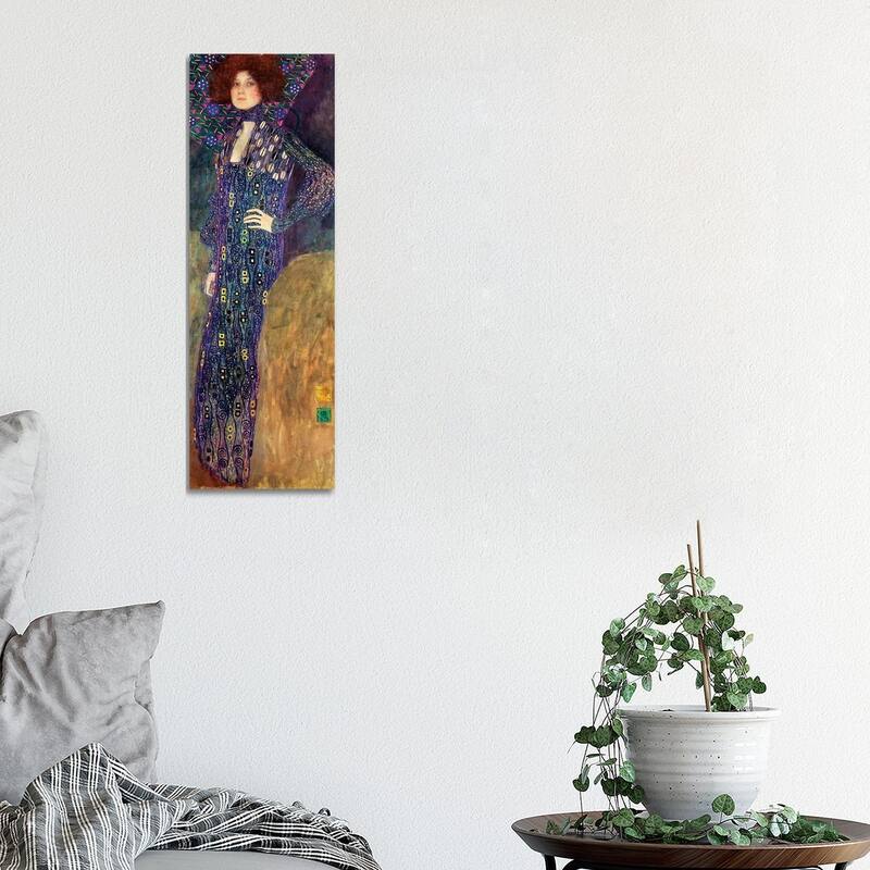 iCanvas "Emilie Floege, 1902" by Gustav Klimt Canvas Print - 36x12x1.5