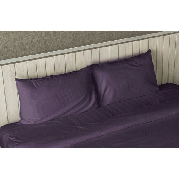 Deep Pocket 1800 Count Luxury Series 4-piece Bed Sheet Set - Eggplant - Queen
