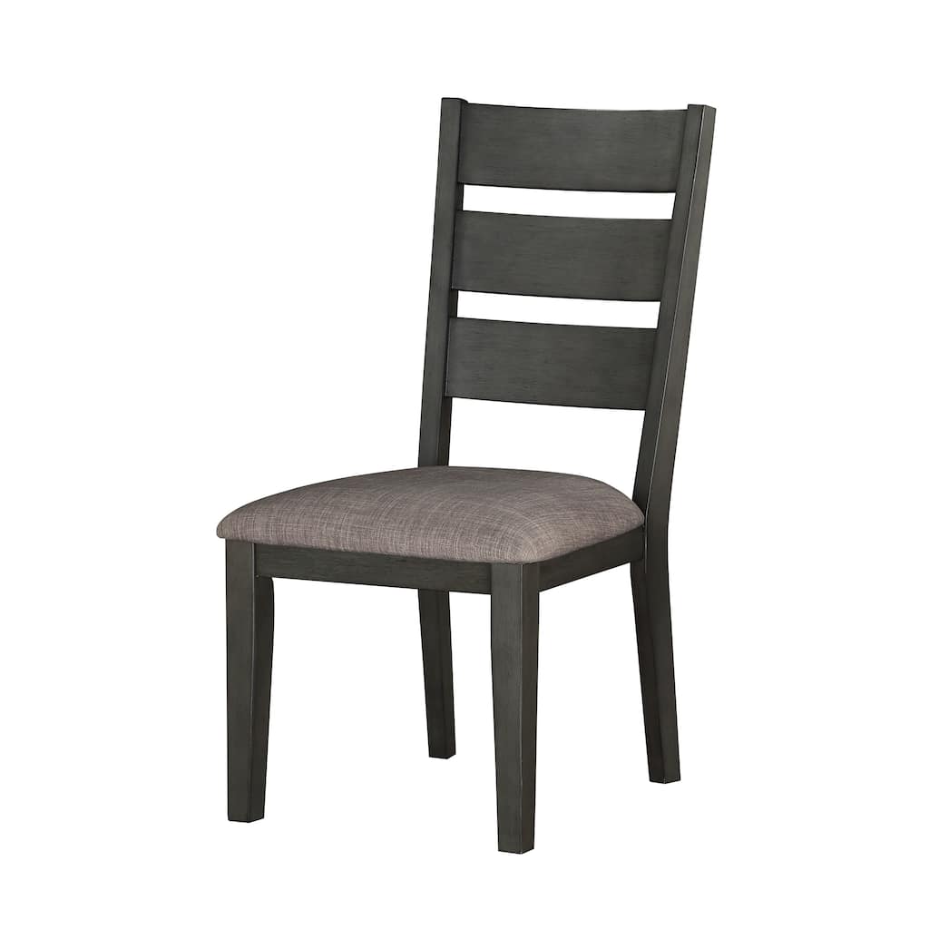 2PCS Side Chairs Set,Wood Frame Padded Seat Dining Chair