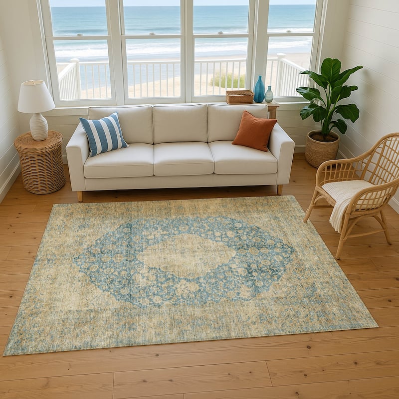 Premium Washable Super Soft Vintage Traditional Mayfield Rug