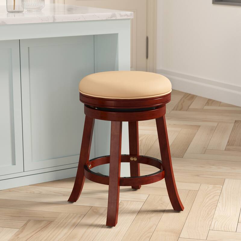 DTY Indoor Living Creede Backless Swivel Stool