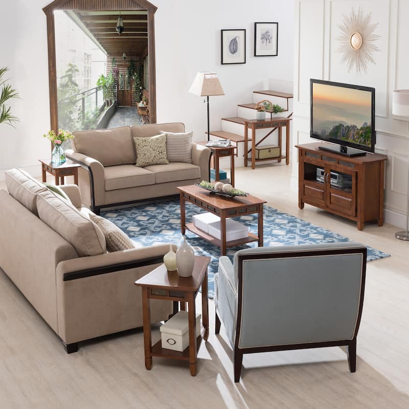 Leick Home Ixia Recliner Wedge End Table