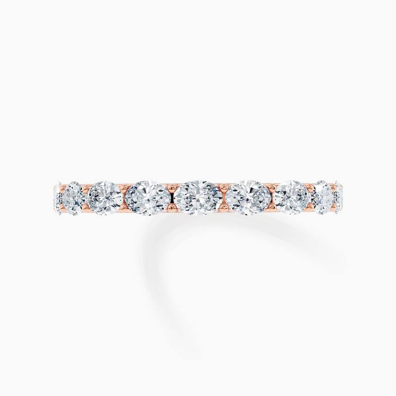 Auriya 14k Gold Oval East-West Lab Grown Diamond Half Eternity Band 0.90 - 3.75 ct. tw. (F-G, VS)