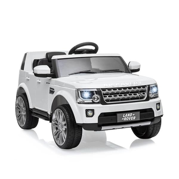 slide 2 of 30, Licensed Electric Ride on Car for Kids 3-8 White