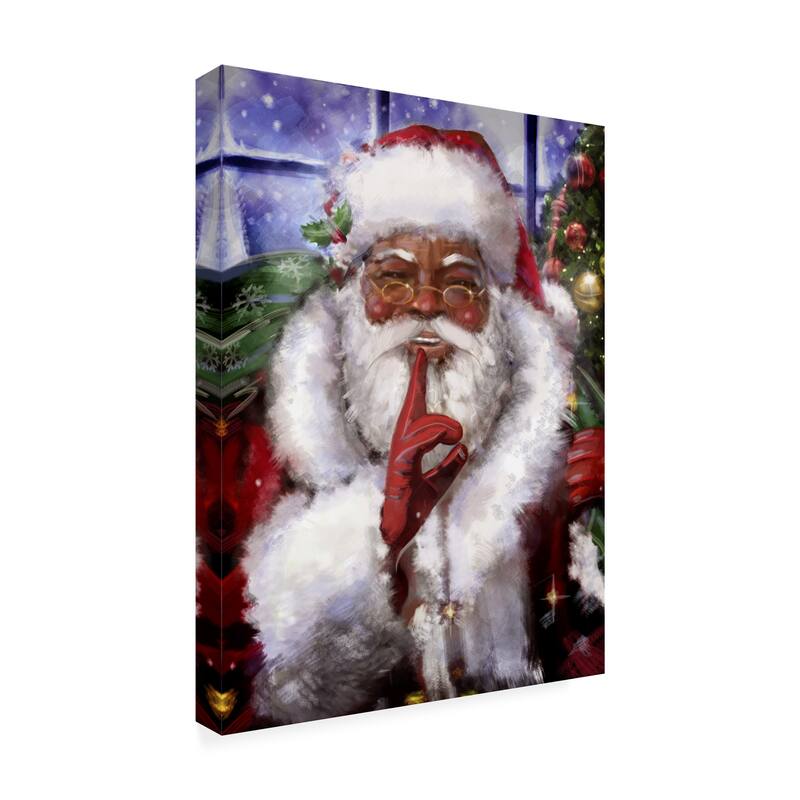 Arnica Burnstone 'Shush' Canvas Art