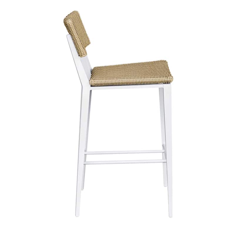 Uttermost Calbas White Outdoor Stool
