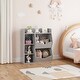 preview thumbnail 1 of 15, Kid's Toy Storage Organizer and Bookshelf