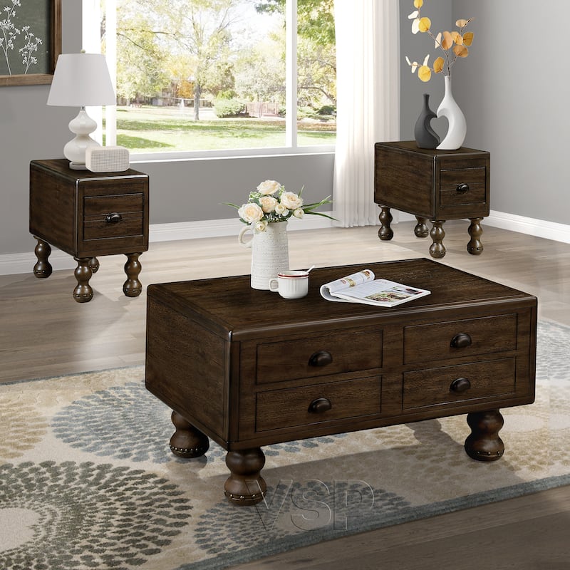 Vintage Rustic Farmhouse Nightstand, Rectangle Narrow Side Table with Drawer, Wooden Table Sides with Solid Wood Legs