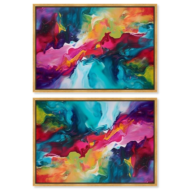 Golden Tears I Canvas by Art Remedy - 30" x 30" - Gold