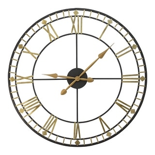 31.50" Oversized Round Industrial Wall Clock