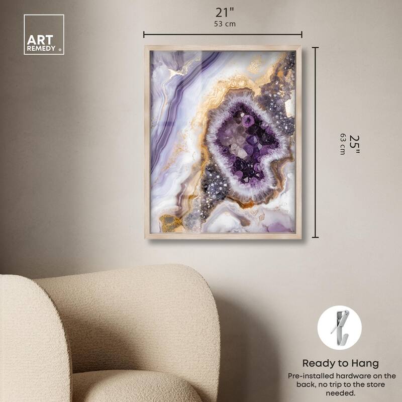 Amethystine Dream II Shadowbox by Art Remedy