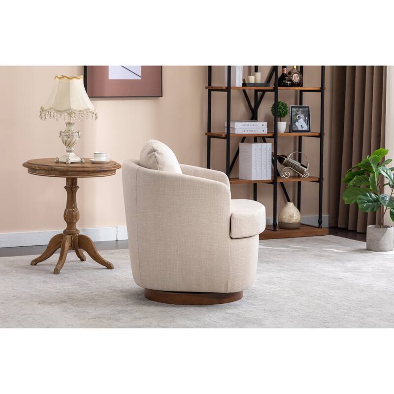 Fabric Swivel Accent Chair
