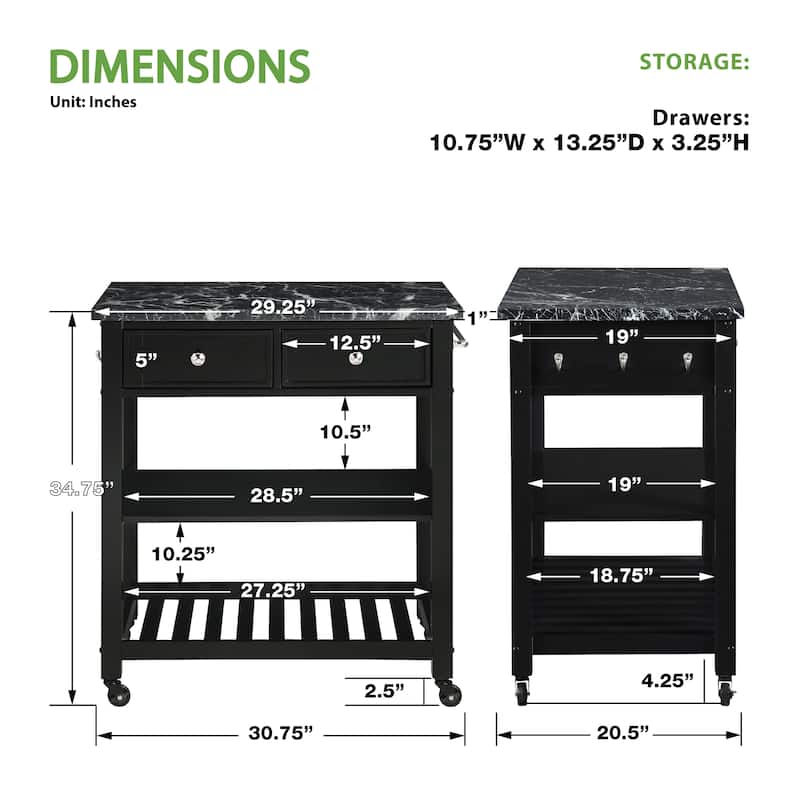 Litchfield Kitchen Cart
