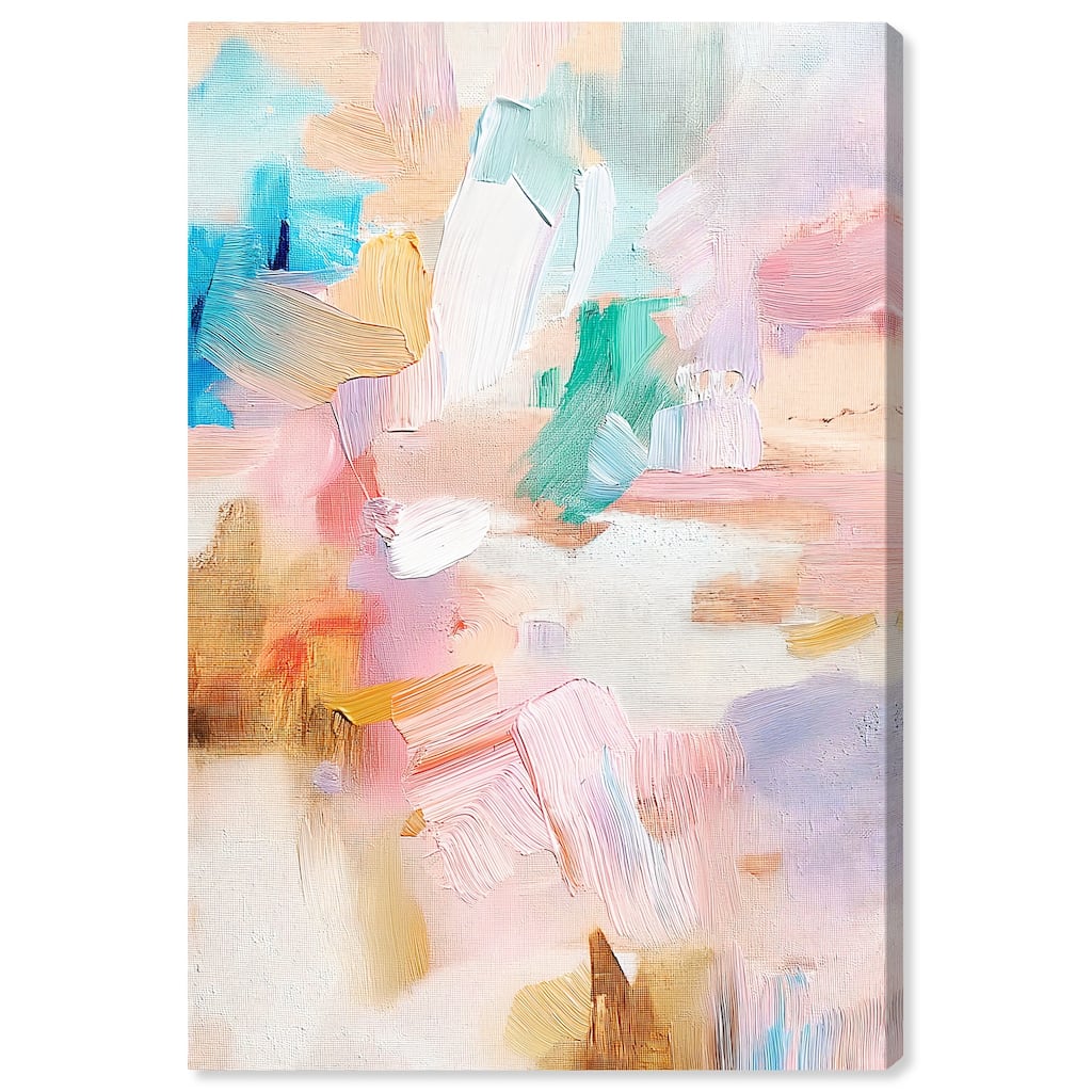 Rose Quartz II Canvas by Art Remedy, Gallery Wrapped