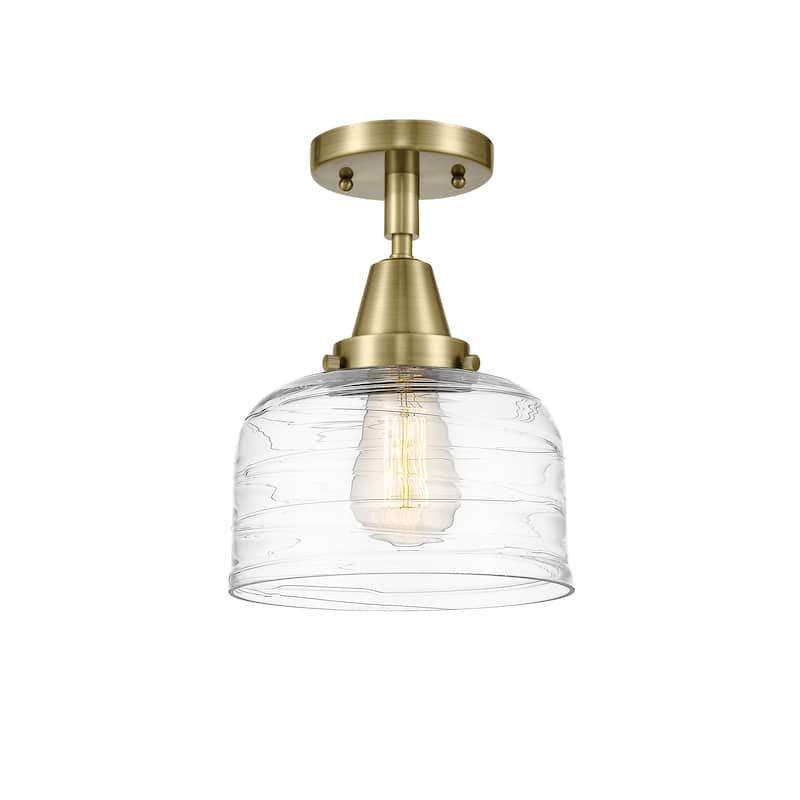 Innovations Lighting Caden Bell - 1 Light 8" Flush Mount
