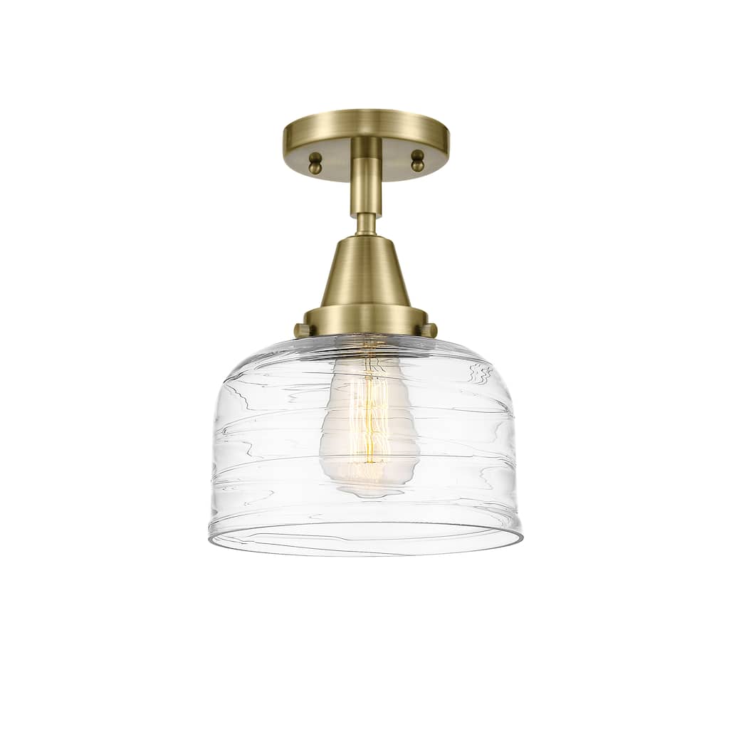 Innovations Lighting Caden Bell - 1 Light 8" Flush Mount