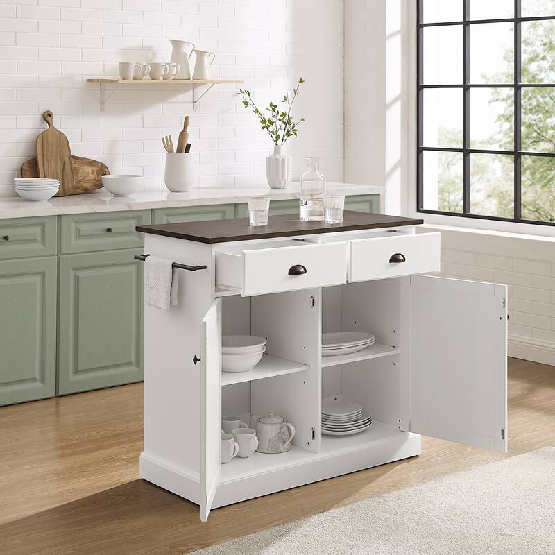 Crosley Shoreline Kitchen Island - 18"d x 40"W x 36.13"h