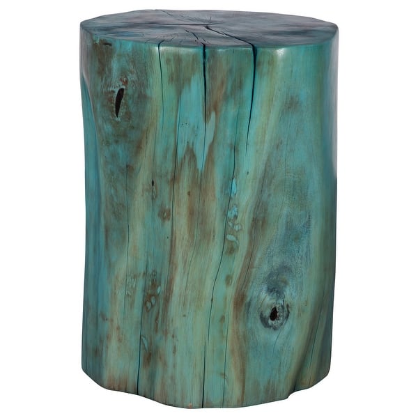 slide 2 of 5, Uttermost Habitat Blue Accent Stool - 16"W x 20"H x 16"D