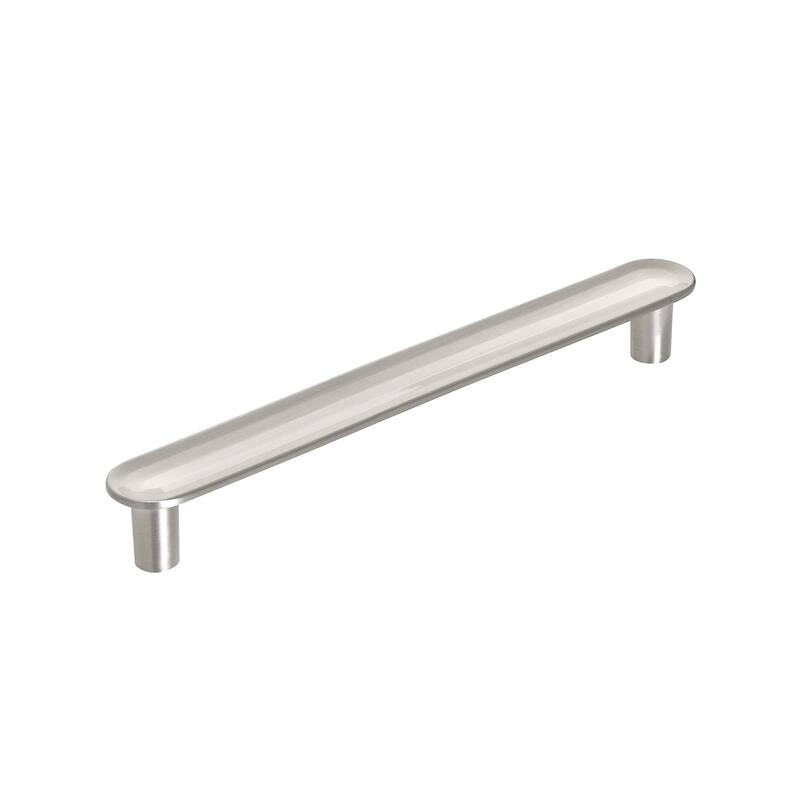 Concentric 5-1/16 in (128 mm) Center-to-Center Satin Nickel Cabinet Pull - 5.063