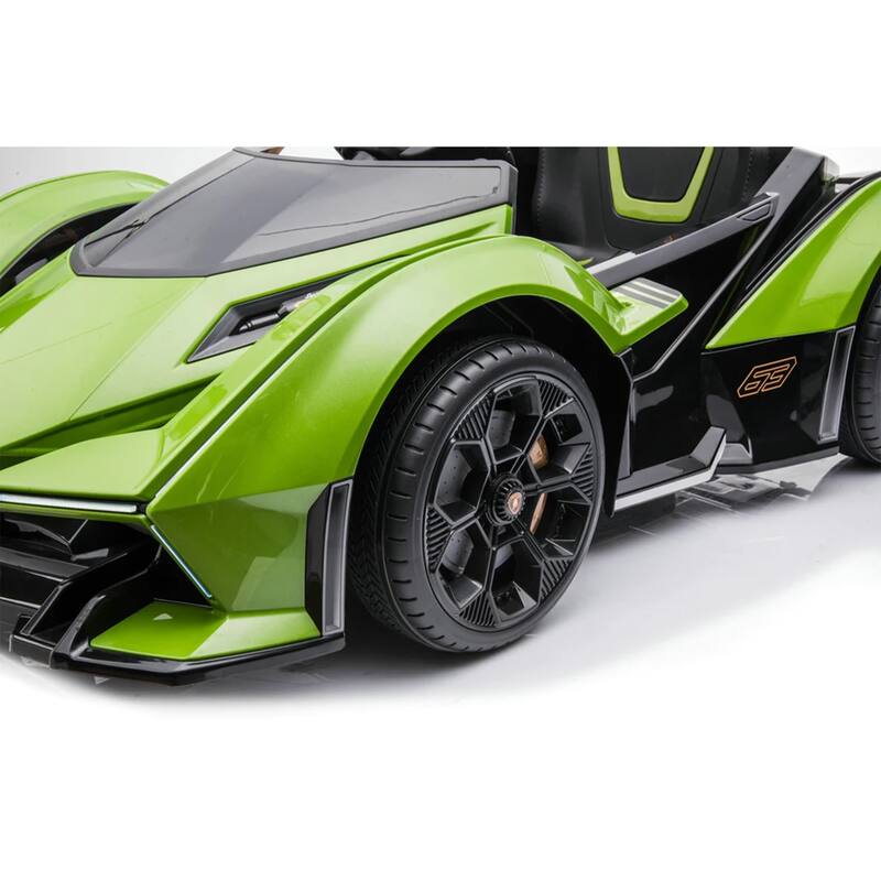 Dakott Lamborghini Gran Turismo V12 Vision Battery Power Ride On Car Toy, Green - 50