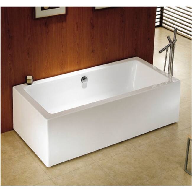 Kingston Brass Aqua Eden 67" Acrylic Soaking Bathtub for Freestanding