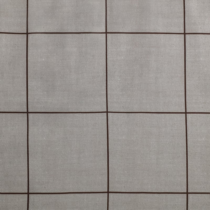Kenneth Cole Reaction Holden Grid Cotton Brown Reversible Bonus Comforter Set