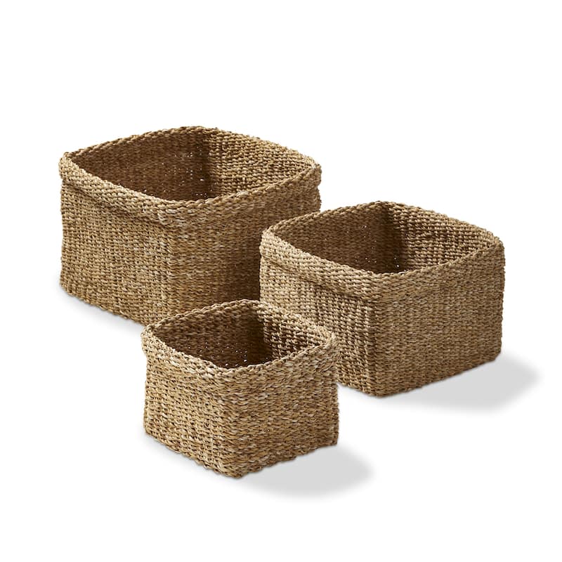 Square Folding Basket S/3