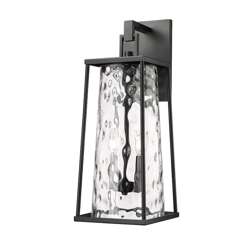 Millennium Lighting Dutton 1 Light Outdoor Wall Sconce in Powder Coat Black