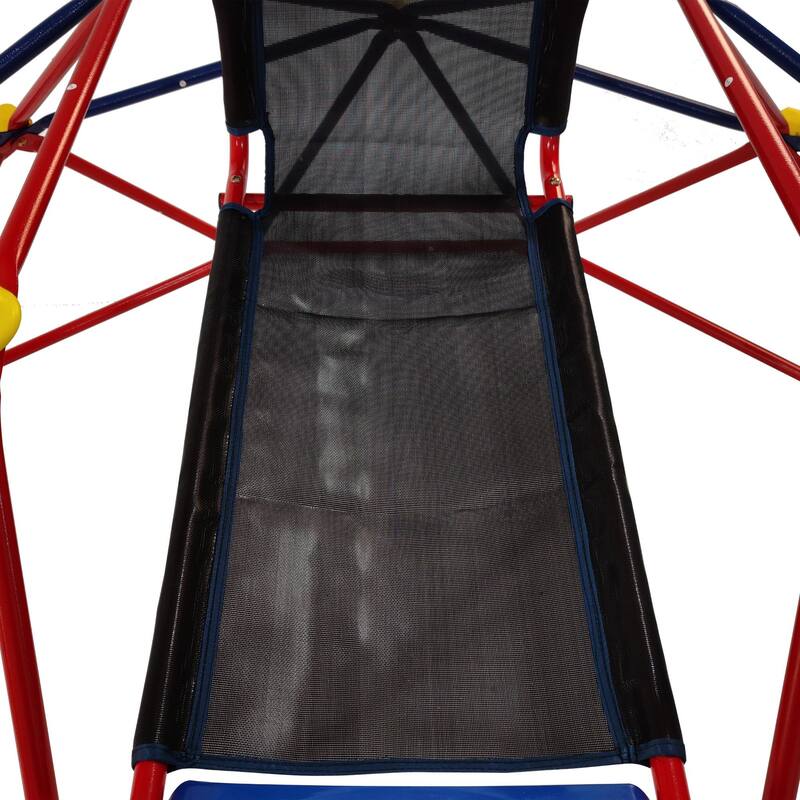 6ft Dome climber with 1.2m slide for age 3+ climber with Climbing Stones
