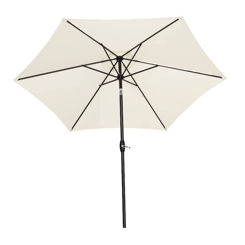 Ainfox 7.5FT Outdoor Patio Umbrella Crank Lift Tilt Without Base