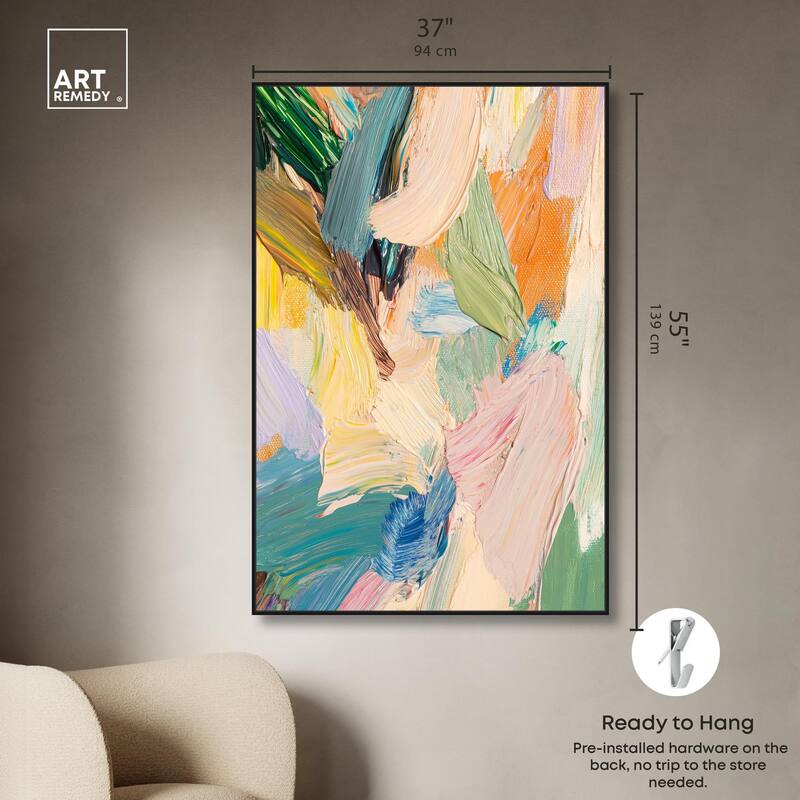 Chromatic Surge I Canvas by Art Remedy