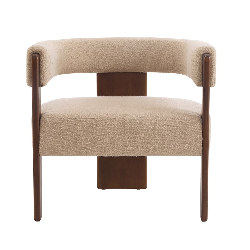Christopher Knight Home - Emery Modern Upholstered Boucle Fabric Accent Armchair