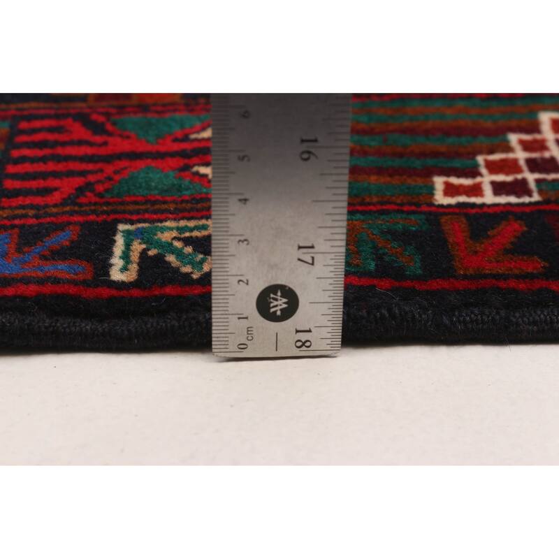 Teimani Red Rug 3'8" x 6'1" - 3'8 x 6'1